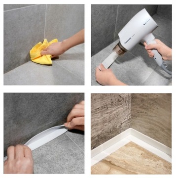 ВОДОНЕПРОНИЦАЕМАЯ САМОКЛЕЯЩАЯСЯ ЛЕНТА ПВХ ДЛЯ КУХНИ, ВАННОЙ, ВАННЫ, УМЫВАЛЬНИКА, РАКОВИНЫ