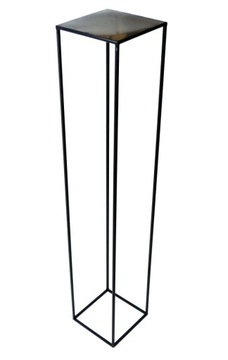 Kwietnik loft 130 cm czarny met 363