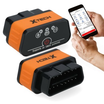 INTERFEJS DIAGNOSTYCZNY OBD2 BLUETOOTH TESTER ANDROID iOS WINDOWS