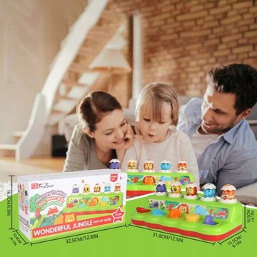 POP UP ЦВЕТНАЯ ИГРУШКА ОБРАЗОВАТЕЛЬНО-МУЗЫКАЛЬНАЯ ИНТЕРАКТИВНАЯ