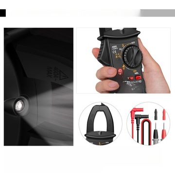 MULTIMETR CYFROWY ELEKTRYCZNY LCD MIERNIK PRĄDU