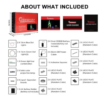 Набор светодиодных светильников LEGO YODA Briksmax