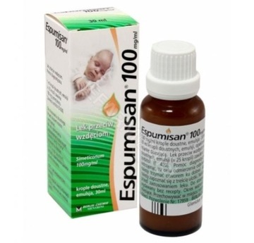 Espumisan 100mg/ml krople 30ml Lek wzdęcia kolki