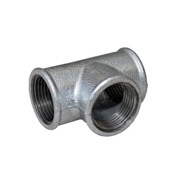 Trójnik nakrętny 1/2'' ocynk