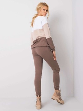 Комплект ЖЕНСКИЙ СПОРТ, спортивный костюм из двух предметов F597 темно-синий/синий 38 M