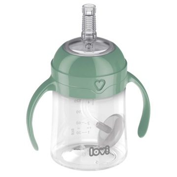 LOVI ПЕРВАЯ КРУЖКА С ВЕСОВОЙ СОЛОМОЧКОЙ 150мл 6М+