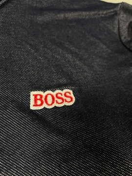 Hugo Boss polo męskie granat ideał unikat logo XXL