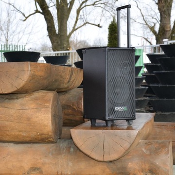 Активная колонна с батарейным микрофоном CD MP3 мощностью 160 Вт