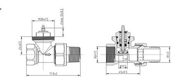Клапан двухходовой 1/2