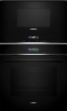 Zestaw SIEMENS piekarnik HB734G2B1 + mikrofala BE732L1B1 iQ700 Home Connect