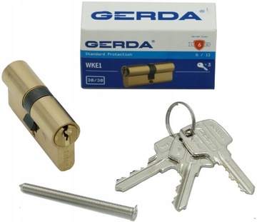 GERDA WKŁADKA DRZWIOWA WK E1 30/30 MOSIĄDZ SOLIDNA