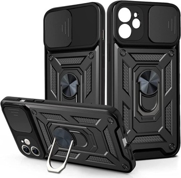 Чехол для Iphone 11 + 9H СТЕКЛО И БРОНЯНОЕ КОЛЬЦО