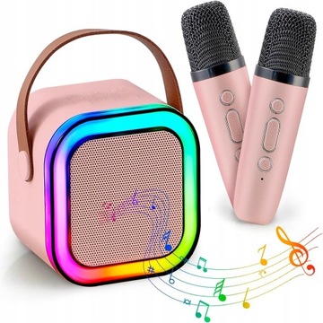 Караоке Bluetooth Set беспроводной динамик + 2 микрофоны для детей