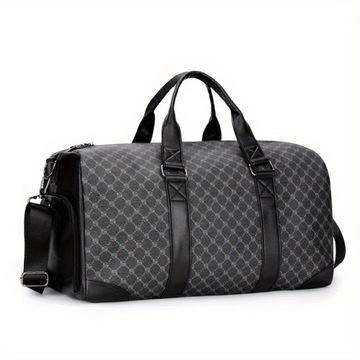 1 szt. Męska podręczna torba podróżna typu crossbody, niezależne miejsce do przechowywania butów z PU