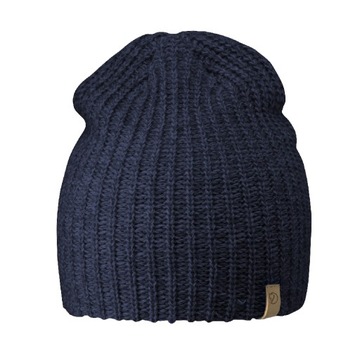 Czapka zimowa granatowa Fjallraven beanie ciepła