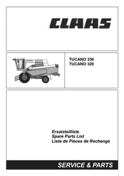 Claas Tucano 320, 330 - katalog części
