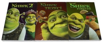 DVD - SHREK - część 2,3,4 [ 3 DVD ] - FOLIA !!!!!!
