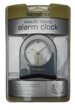 Samsonite budzik analogowy zegarek podróżny