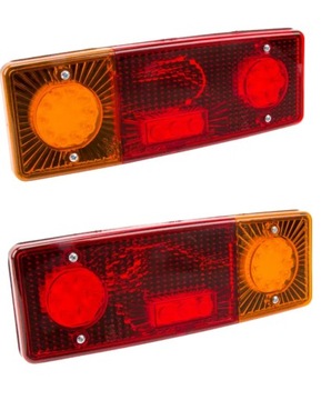LAMPA TYLNA C360 PRZYCZEPA L+P KOMPLET WAŚ LED!