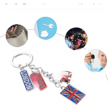 Кольцо с флагом Юнион Джек