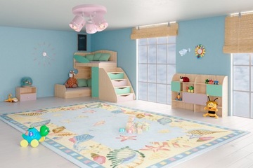 ПОТОЛОЧНЫЙ СВЕТИЛЬНИК ДЛЯ ДЕВОЧЕК, СВЕТОДИОДНАЯ ЛЮСТРА E27, РОЗОВЫЙ