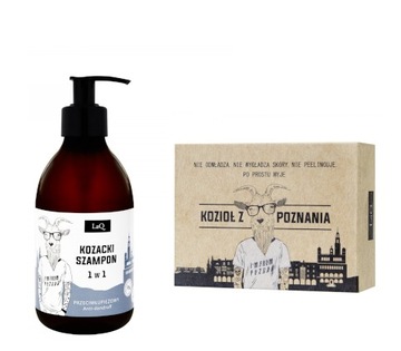 LAQ KOZIOŁ ZESTAW SZAMPON 300ml + MYDEŁKO 85g