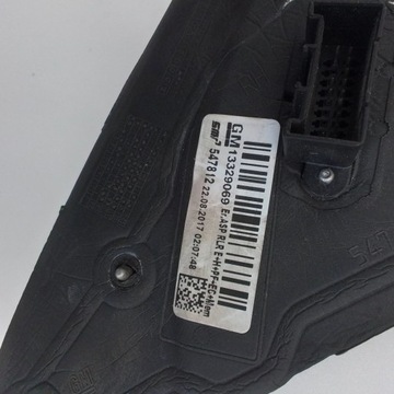 OPEL INSIGNIA A 2012 ZRCÁTKO PRAVÉ Z177 13PIN UK 13329069