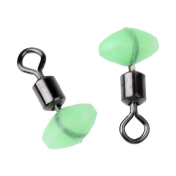 Fishing Rig Beads Green Green Noctilucent