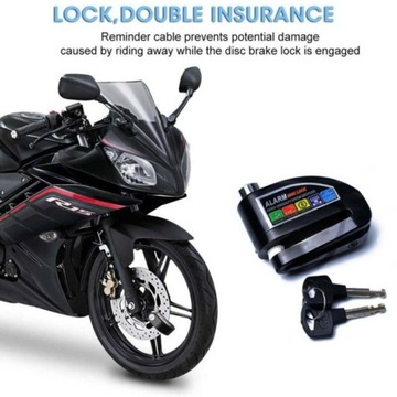 Замок дискового тормоза для защиты от угона мотоциклов и скутеров.