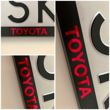 Рамка номерного знака Toyota / 2 шт.