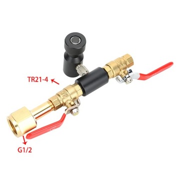 Адаптер для заправки баллонов CO2 Двойной клапан.