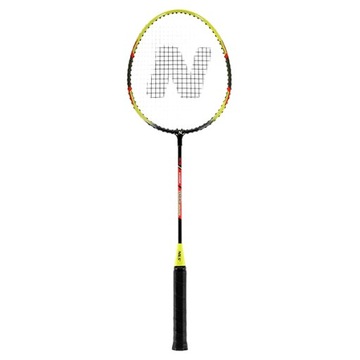 NILS Набор из 2 ракеток + 3 воланов для бадминтона со светодиодной подсветкой, ТВЕРДЫЙ