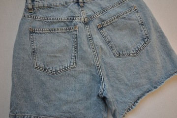 Spodenki jeansowe szorty wysoki stan jasne jeans gina tricot 38/M