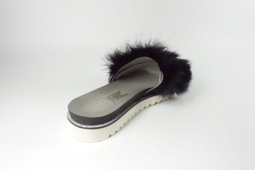 Lemar 40151 клапаны черная замша + кролик R37