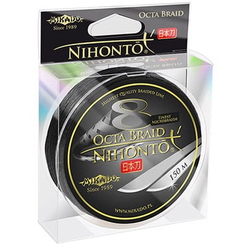 Mikado Plecionka Nihonto Octa 0.14mm/150m Czarna