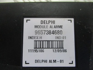 MODUL ALARMU PEUGEOT 607 9657384680