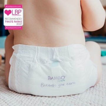 ЭКОЛОГИЧЕСКИЕ ПОДГУЗНИКИ 2 МИНИ 3-6кг 30шт дышащие подгузники BAMBO NATURE