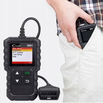 CR-3001 СКАНЕР ОШИБОК ИНТЕРФЕЙСА OBD-2 СТИРАНИЕ