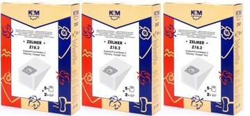 WORKI PAPIEROWE DO ODKURZACZA K&M Z18.2 15szt