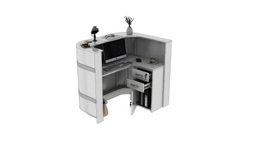 Стойка ресепшн R14 130x100см LED