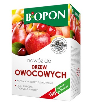 NAWÓZ DO DRZEW OWOCOWYCH 1KG! Bopon