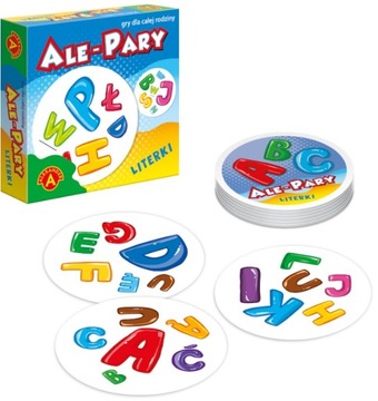 GRA KARCIANA ZNAJDŹ ALE PARY LITERKI NAUKA LITER