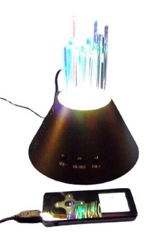 Głośnik przenośny + LED iluminacja DISCO efekt