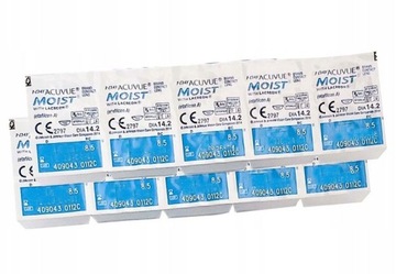 1-DAY ACUVUE MOIST 10szt +4,75 8.5