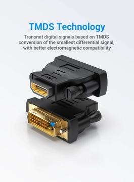 Переходник DVI-HDMI HDMI «мама» — DVI-D 24+1 «папа»