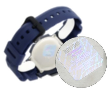 Zegarek damski Casio PREZENT NA KOMUNIĘ dla dziewczynki SPORTOWY beżowy