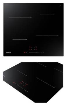 Встраиваемый гарнитур Samsung BLACK GLASS BESPOKE с отдельно стоящим холодильником