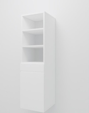 SŁUPEK wiszący 120 MODERN BIAŁY POŁYSK łazienka
