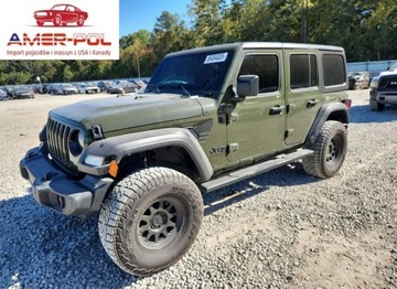 Jeep Wrangler IV 2021 Jeep Wrangler Unlimited Sport 2021 3.6l 3.6 Benzyna 285KM