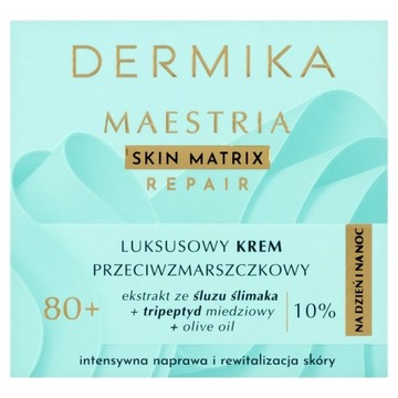 DERMIKA Maestria Skin Matrix Repair Luksusowy Krem przeciwzmarszczkowy 80+